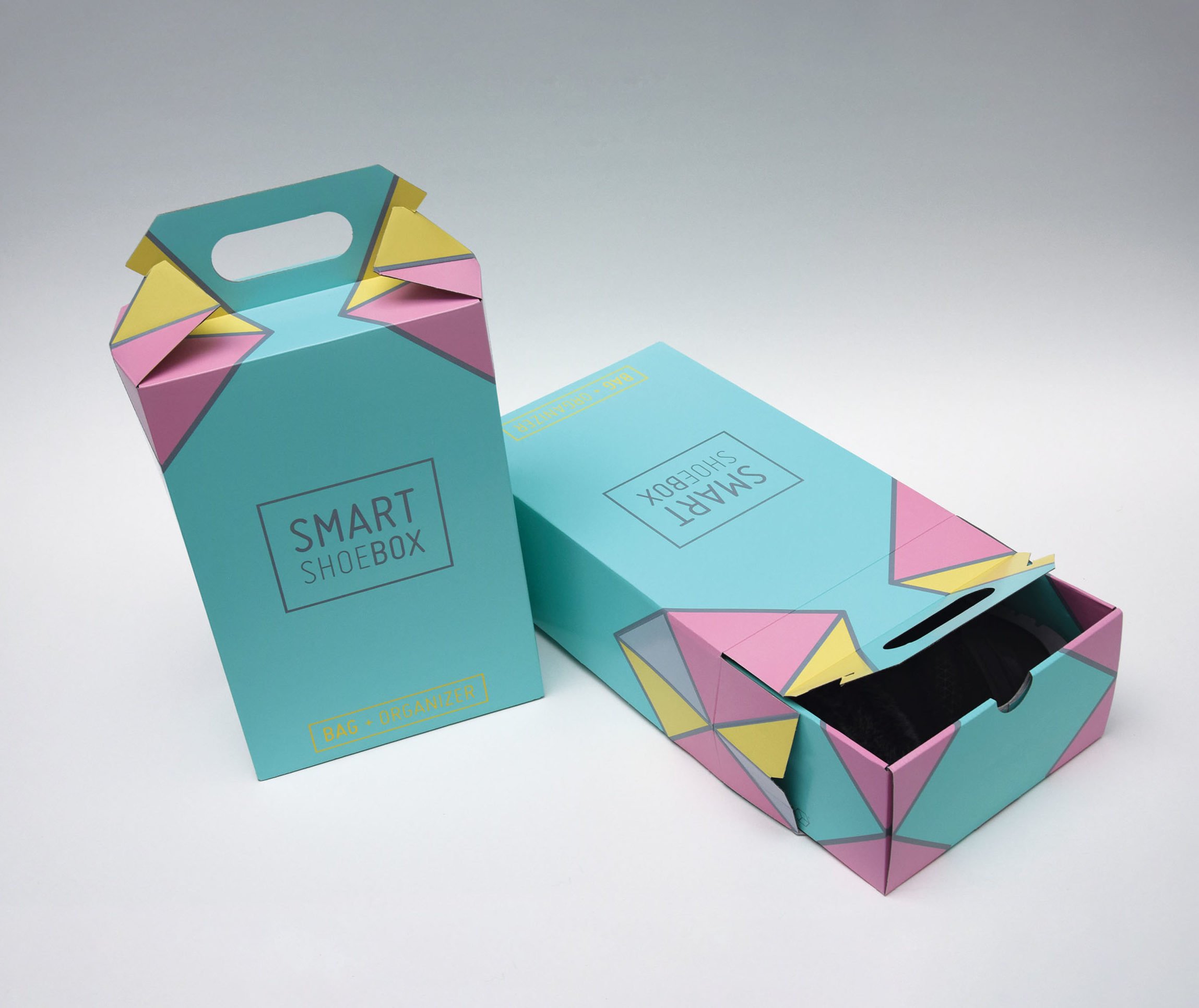 opakowanie kaszerowane innowacyjne smart shoe box